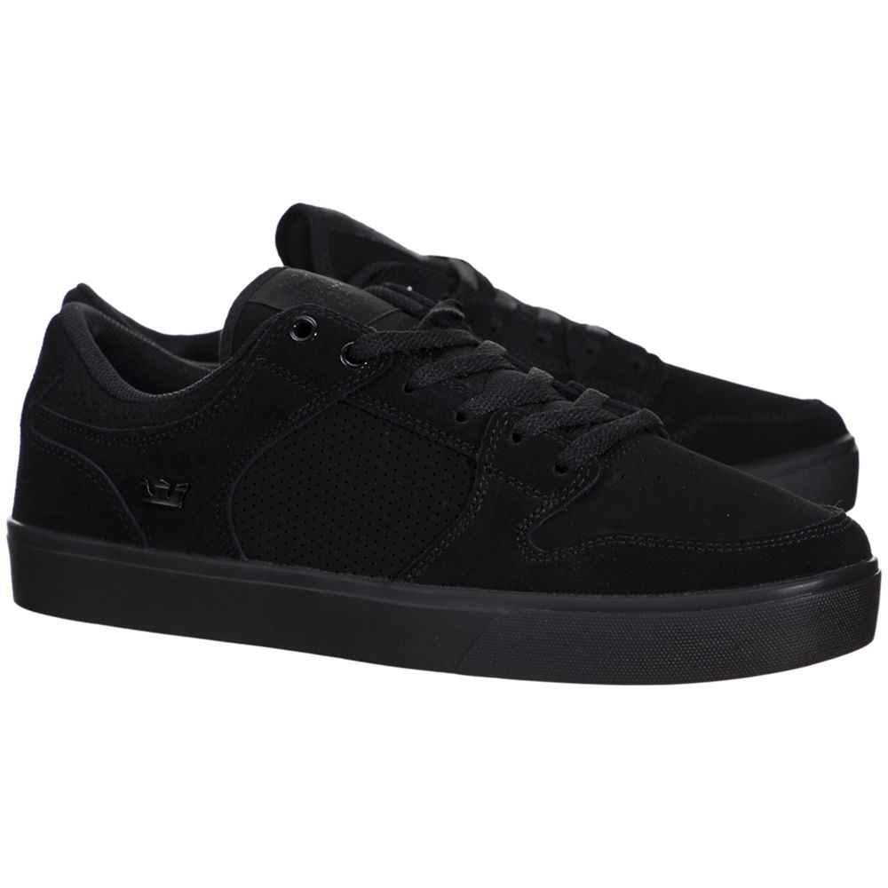 Baskets Basses Supra Vaider LC Noir Black/Black Homme | CXI-90840766